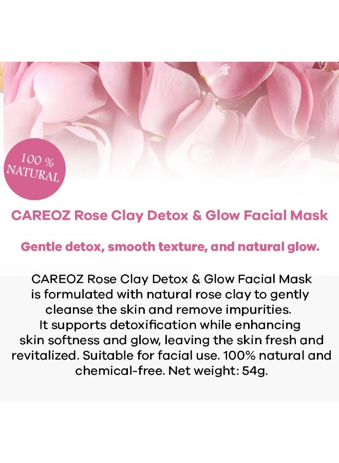 CAREOZ Dead Sea Mud + Rose Detox & Glow All-Over Mask Duo - Image 2